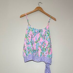 Lilly Pulitzer Ainsley Top Unicorn of the Sea Print